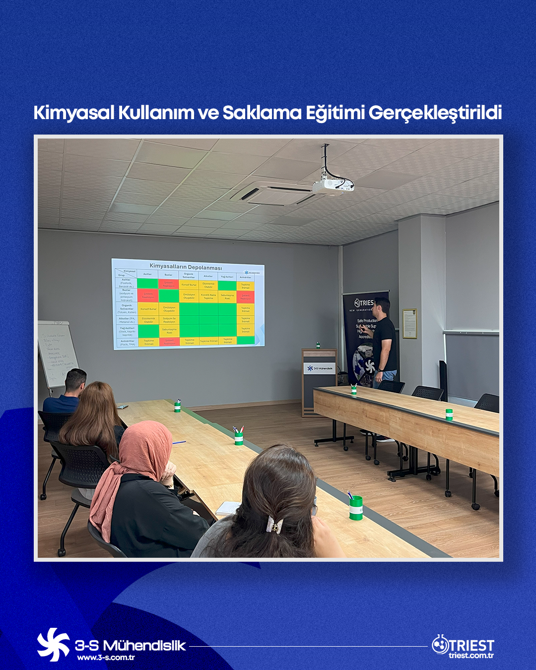 Kimyasal Kullanım ve Saklama Eğitimi Gerçekleştirildi
