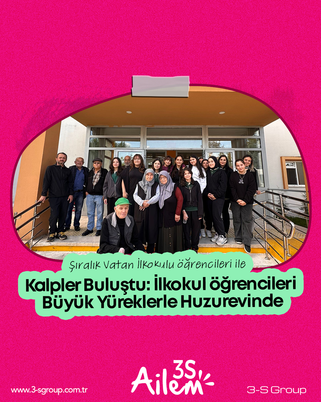 Kalpler Buluştu: İlkokul öğrencileri Büyük Yüreklerle Huzurevinde