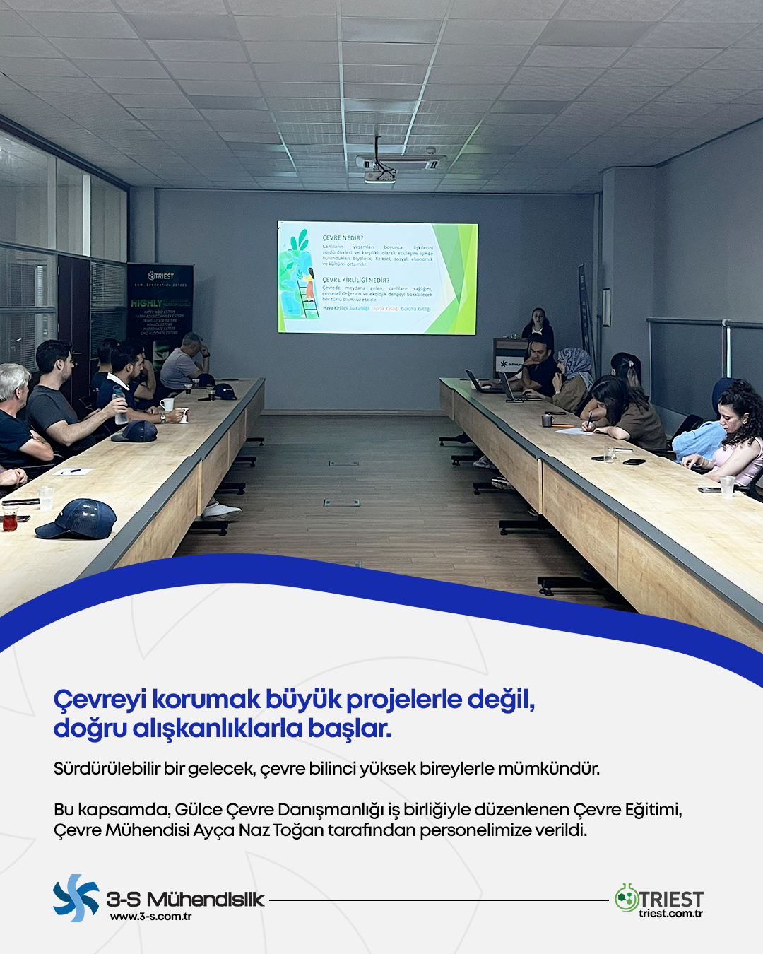 Çevreyi korumak büyük projelerle değil, doğru alışkanlıklarla başlar.